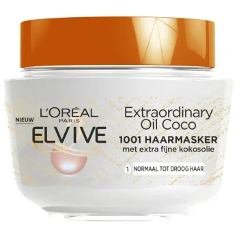 Outlet Elvive L'Oréal Paris Extraordinary Oil Fijne Kokosolie 2-In-1 Haarmasker