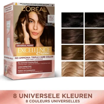 Sale Excellence L'Oréal Paris 3U Nudes Donkerbruin Permanente Haarverf