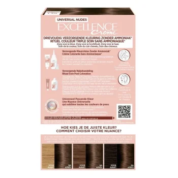 Hot Excellence L'Oréal Paris 5U Nudes Lichtbruin Permanente Haarverf