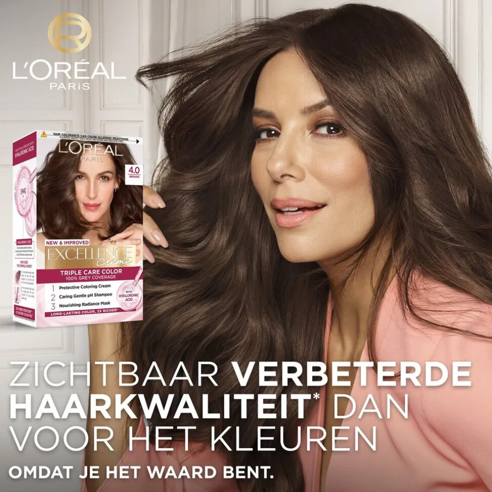 loral-paris-excellence-crme-7-sVAaFQqn-5.webp Clearance Excellence L'Oréal Paris Crème 7 Middenblond Permanente Haarverf