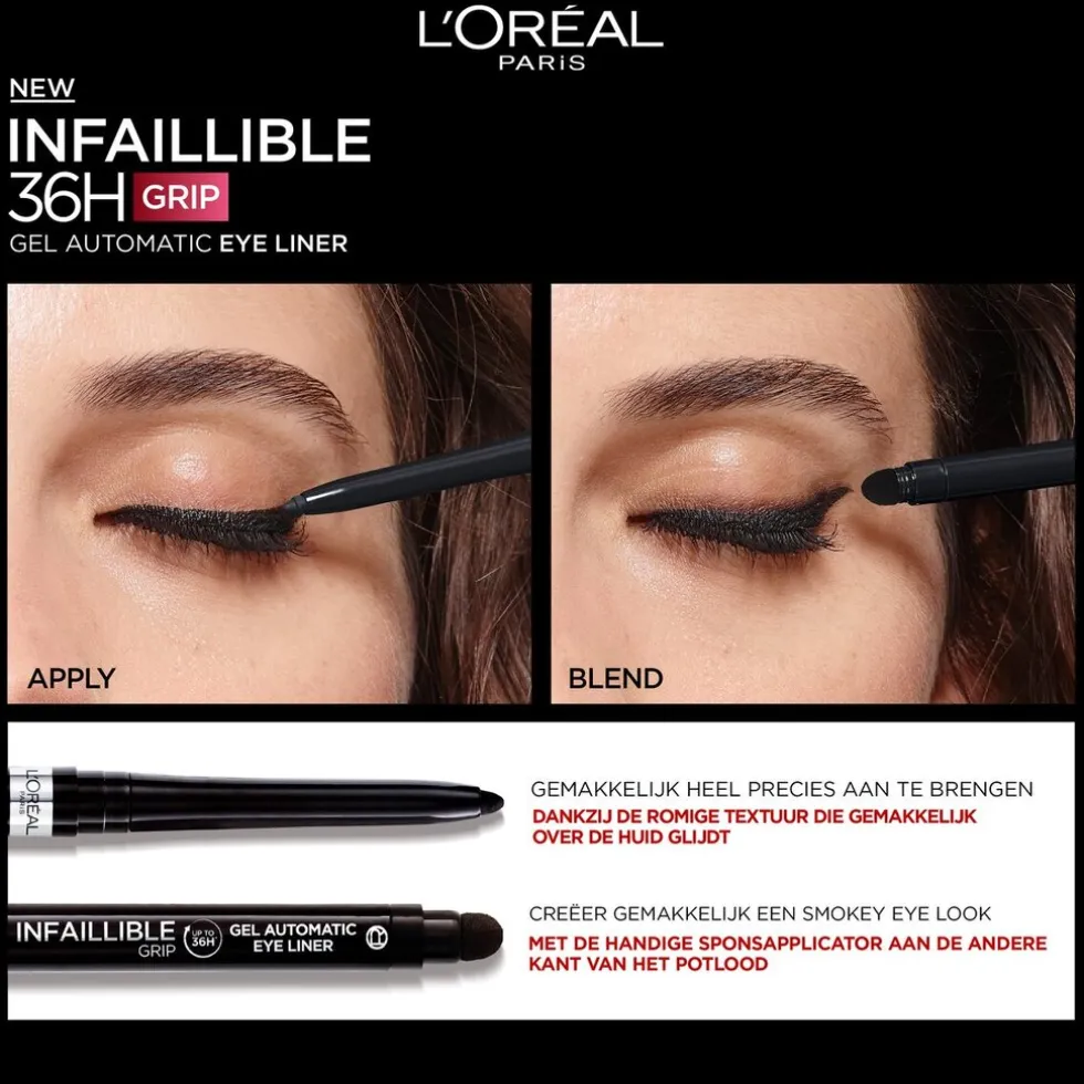 loral-paris-infaillible-36h-gr-xpoCVmLK-2.webp Fashion L'Oreal L'Oréal Paris Infaillible 36H Grip Gel Automatic Intense Black Eyeliner