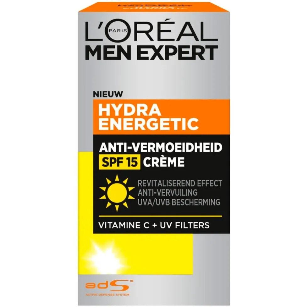 loral-paris-men-expert-hydra-e-XjwkBwXg-0.webp Fashion L'Oreal Paris Men Expert L'Oréal Paris Men Expert Hydra Energetic Anti-Vermoeidheid SPF15 Dagcrème
