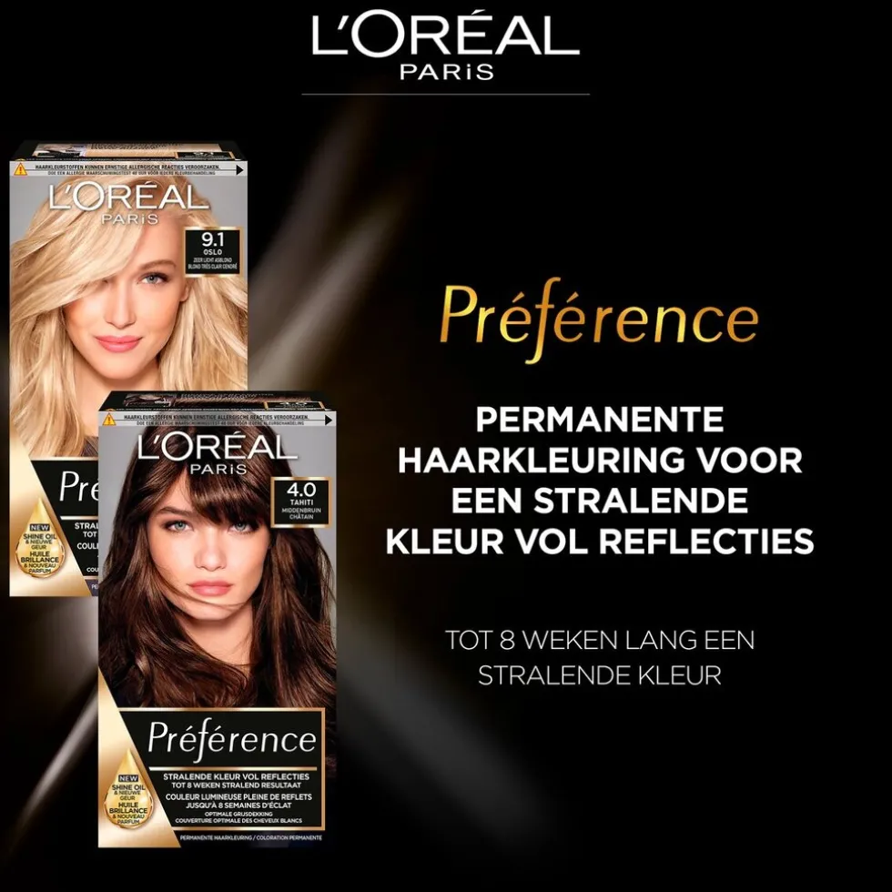 loral-paris-prfrence-4-middenb-MISJxueF-4.webp Fashion Preference L'Oréal Paris Préférence 4 Middenbruin Permanente Haarkleuring