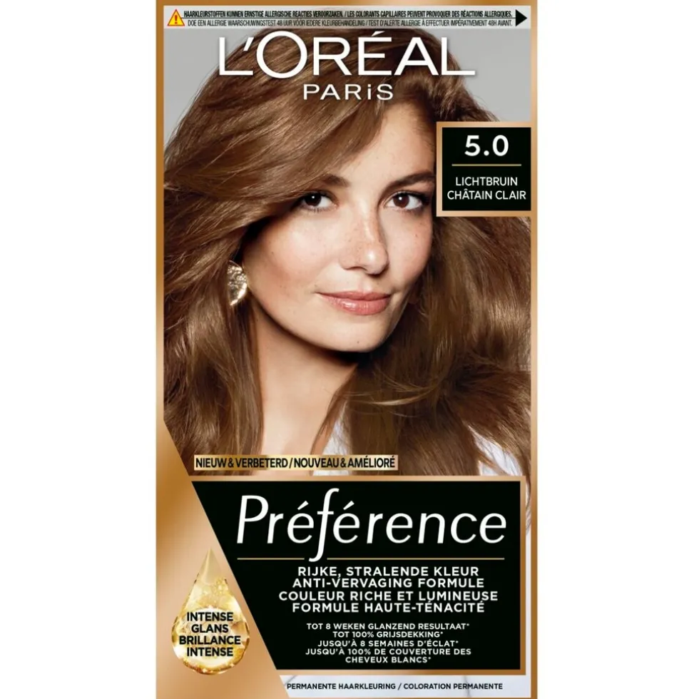 loral-paris-prfrence-5-lichtbr-ursQhMLr-0.webp Outlet Preference L'Oréal Paris Préférence 5 Lichtbruin Permanente Haarkleuring