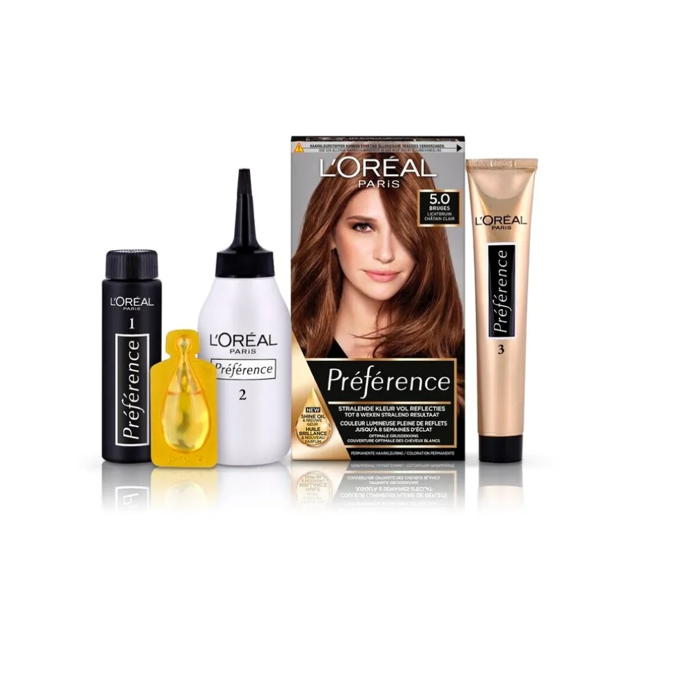 loral-paris-prfrence-5-lichtbr-ursQhMLr-1.webp Outlet Preference L'Oréal Paris Préférence 5 Lichtbruin Permanente Haarkleuring