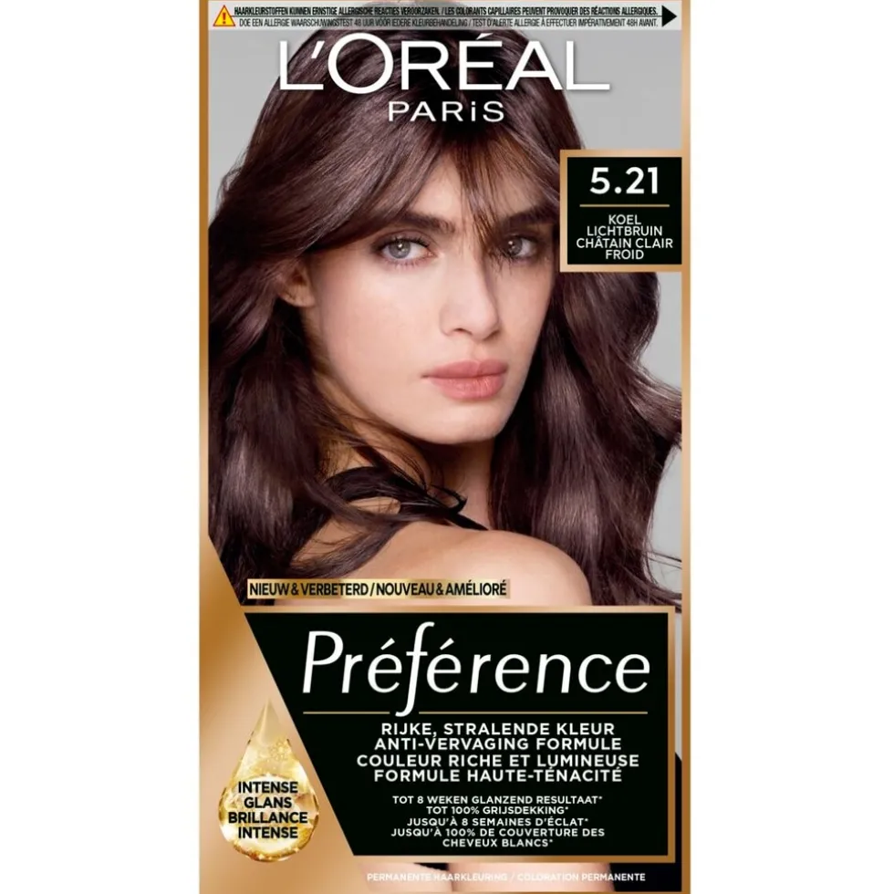 loral-paris-prfrence-521-koel-YDFKLhSt-0.webp Outlet Preference L'Oréal Paris Préférence 5.21 Koel Lichtbruin Permanente Haarkleuring