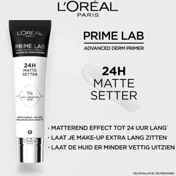 New L'Oreal L'Oréal Paris Prime Lab Primer 24H Matte Setter