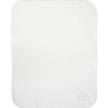 Hot Lorelli Fleece White Star 75x100cm Wiegdeken