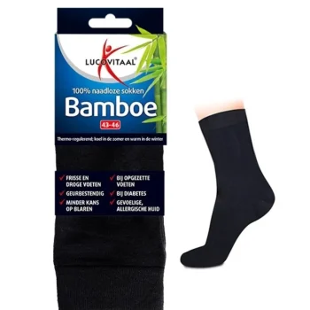 New Lucovitaal Bamboe Sokken Lang