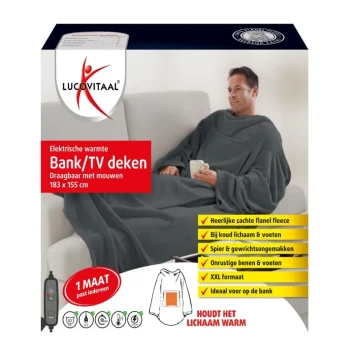 Discount Lucovitaal Elektrische Warmte Bank/TV Deken