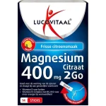 New Lucovitaal Magnesiumcitraat 400Mg 2Go Sticks