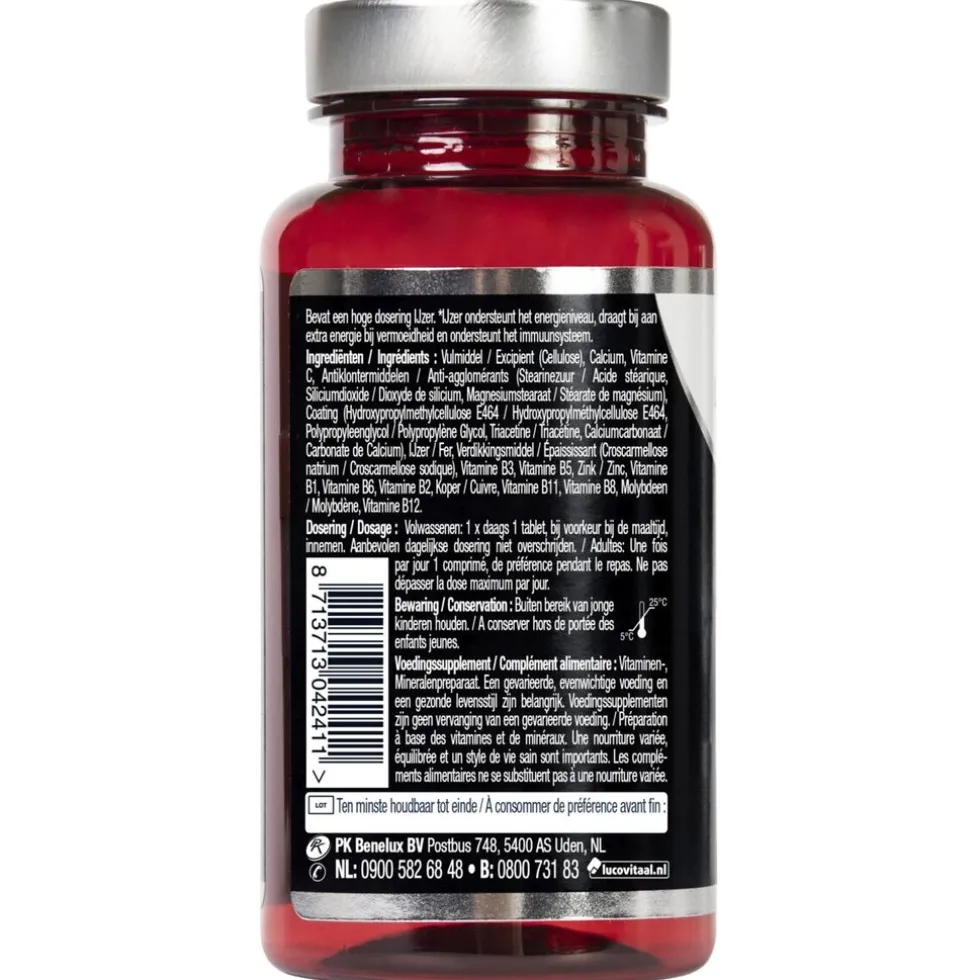 lucovitaal-sterk-ijzer-complex-JyKkCSbW-2.webp Sale Lucovitaal Sterk IJzer Complex + Vitaminen & Mineralen Tabletten
