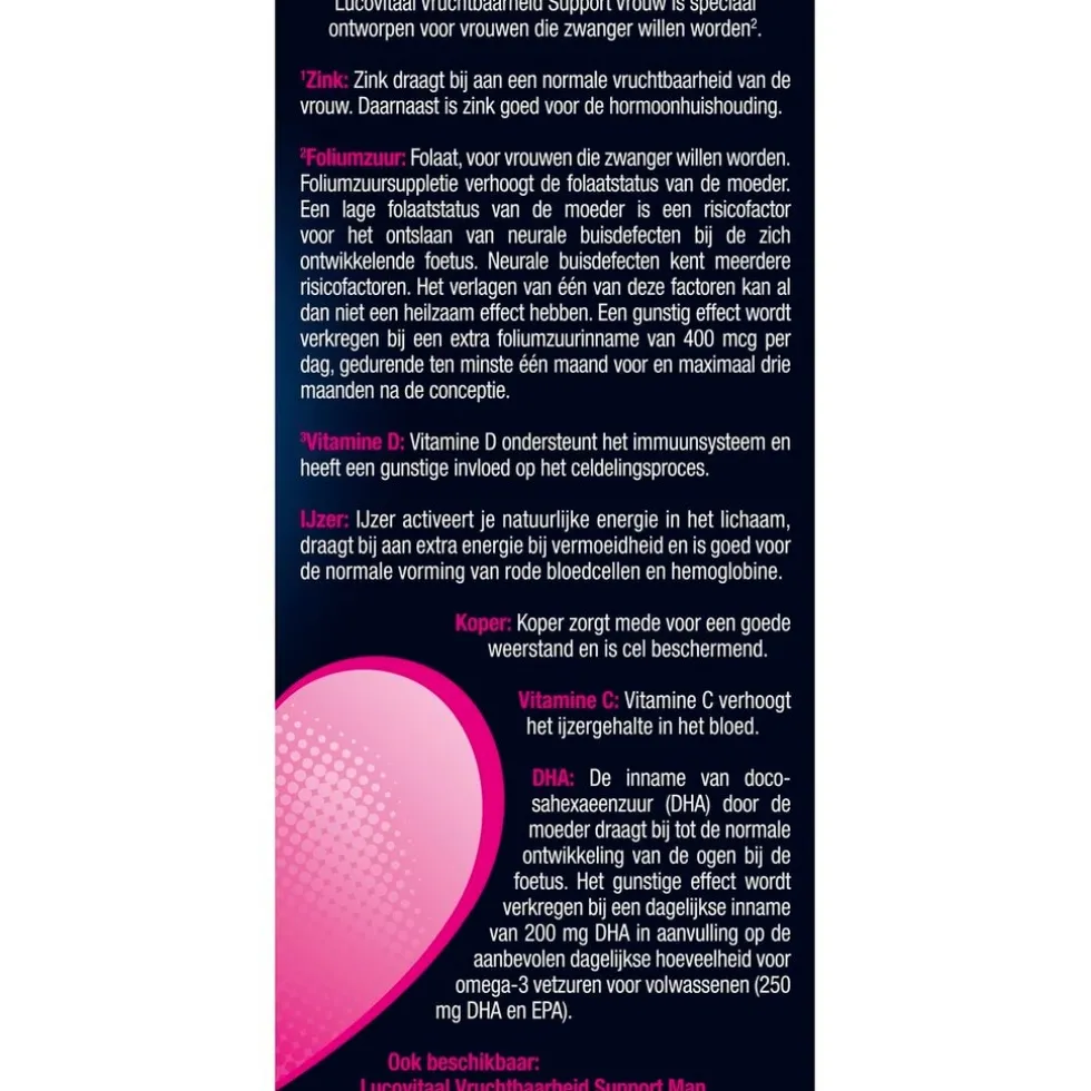 lucovitaal-vruchtbaarheid-supp-lkmRdvUx-2.webp New Lucovitaal Vruchtbaarheid Support Vrouw Capsules