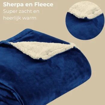 Outlet Luvego Elektrische Bovendeken Fleece Warmte Deken