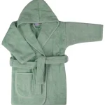 Clearance MamaLoes Badstof Stone Green 1-2jr Badjas