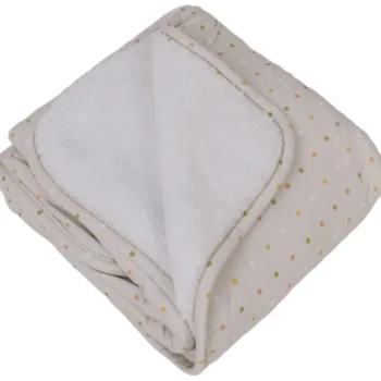 Fashion MamaLoes Stippen Fleece 70x90cm Babydeken