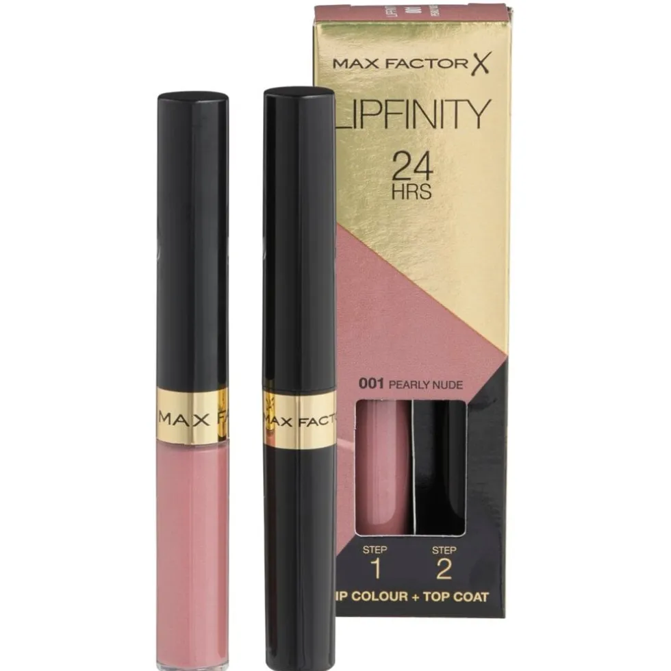 max-factor-lipfinity-2-step-00-uXLopxAa-0.webp Best Max Factor Lipfinity 2-Step 001 Pearly Nude Long Lasting Lipstick