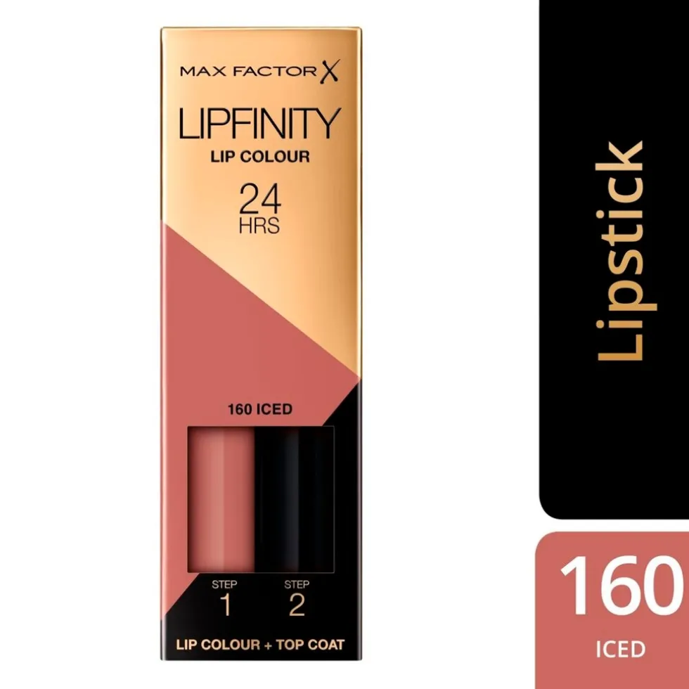 max-factor-lipfinity-lip-colou-PUSUExif-1.webp Hot Max Factor Lipfinity Lip Colour 160 Iced 2-Step Longlasting Lipstick