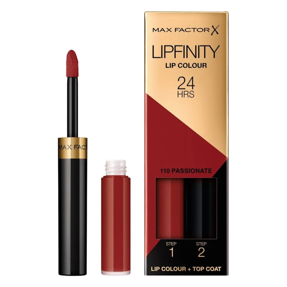max-factor-lipfinity-lip-colou-zYcVSkac-0.webp New Max Factor Lipfinity Lip Colour 110 Passionate 2-Step Longlasting Lipstick