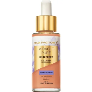 Discount Max Factor Miracle Pure Skin Reset 60-80 Light To Medium 2-in-1 Serum Foundation