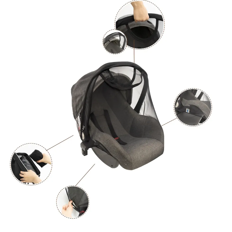 mordesign-black-universeel-mus-sezcmAOo-3.webp Fashion MorDesign Black Universeel Muskietennet Voor Groep 0 Autostoel