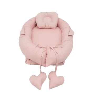 Best MorDesign Pink Babynest Met Kussen
