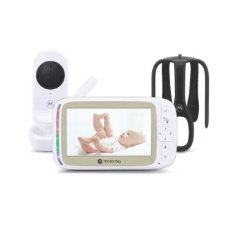 Clearance Motorola Nursery VM45 Connect Baby Monitor Met WiFi HD Nachtzicht Tweewegspraak Temperatuurcontrole