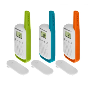 New Motorola Talkabout T42 Triple Pack Walkie Talkies Voor Kinderen Families 16 Kanalen Bereik 4 Km