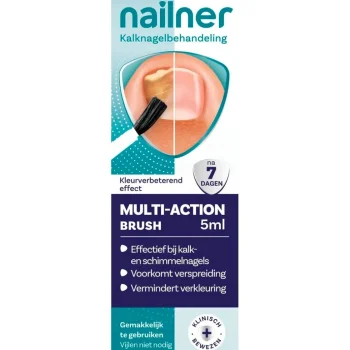 New Nailner Multi-Action 2-in-1 Kalknagelkwastje