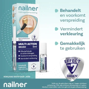 New Nailner Multi-Action 2-in-1 Kalknagelkwastje
