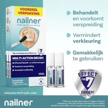 Clearance Nailner Multi-Action 2-in-1 Kalknagelkwastje