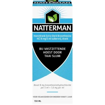 Clearance Natterman Broomhexine Extra Sterk 8mg/5ml Hoestdrank