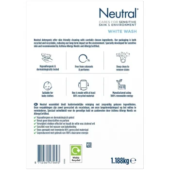 Hot Neutral Parfumvrij Wit Waspoeder