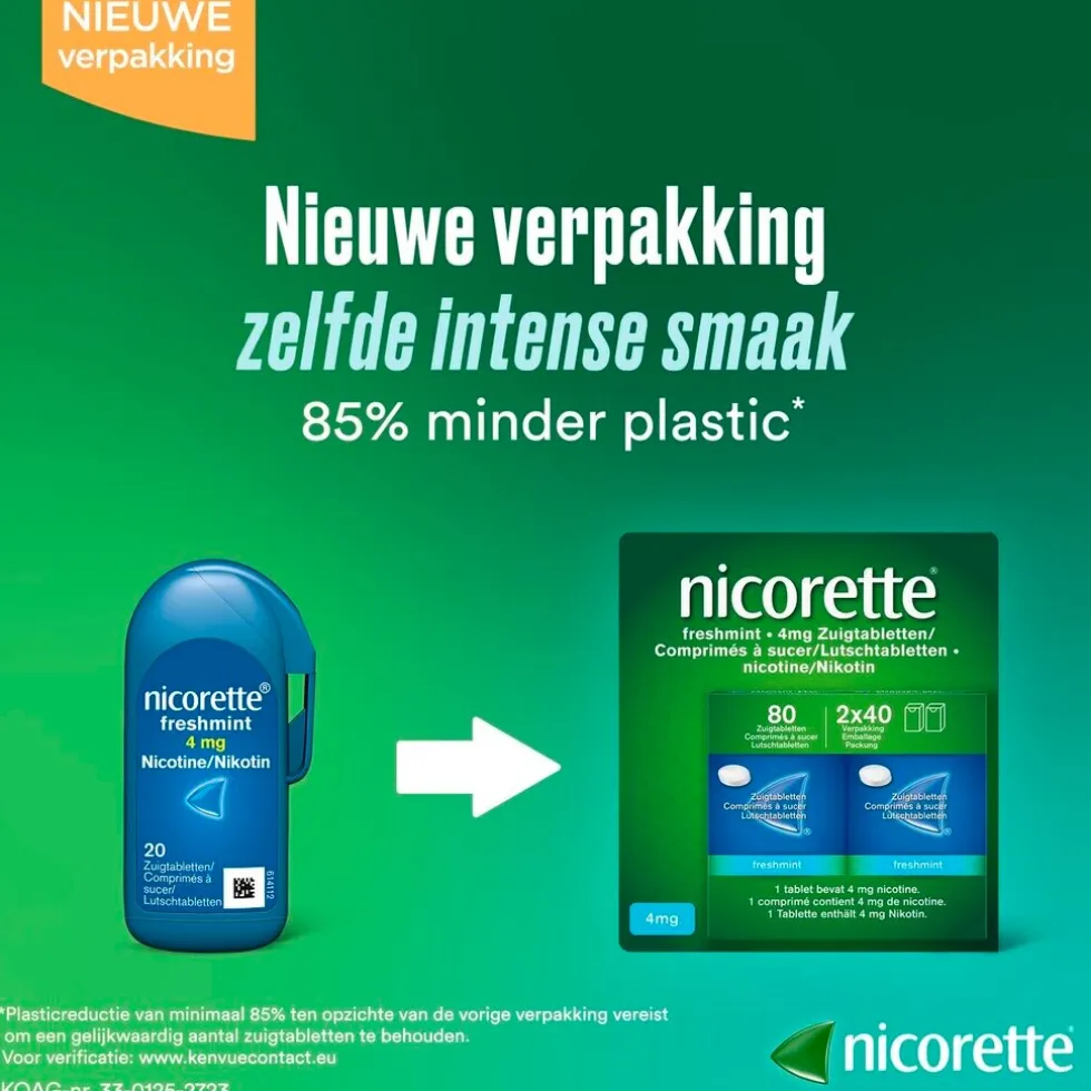 nicorette-nicotine-freshmint-4-HyvPdlMA-2.webp Fashion Nicorette Nicotine Freshmint 4mg Suikervrije Zuigtabletten