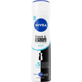 Outlet Nivea Black & White Invisible Pure Antitranspirant Spray
