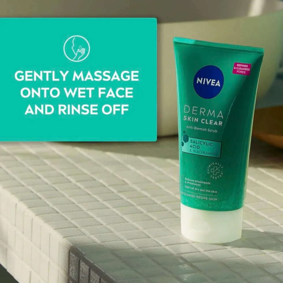nivea-derma-skin-clear-scrub-OLLosKrz-3.webp Best Nivea Skincare NIVEA Derma Skin Clear Scrub