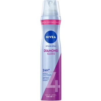 Discount Nivea Diamond Gloss Care Hold 4 Styling Hairspray