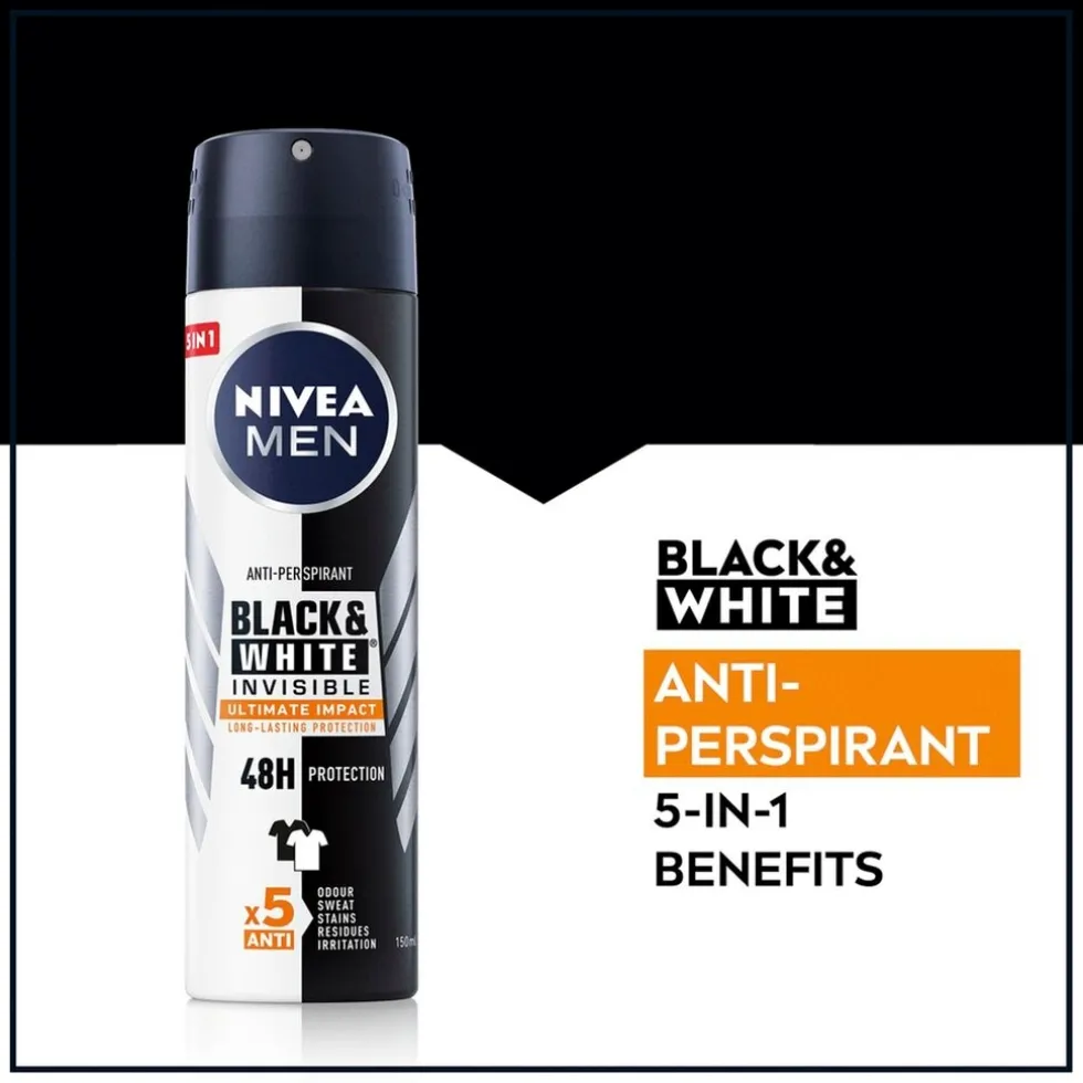 nivea-men-black-white-invisib-UWNrzuVi-3.webp Online Nivea Men Black & White Invisible Ultimate Impact Antitranspirant Spray
