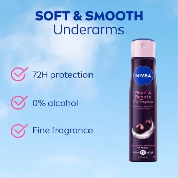 New Nivea Pearl & Beauty Soft & Smooth Deodorant Spray