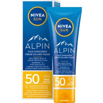 New Nivea Sun Alpin SPF50 Face Zonnebrandcrème