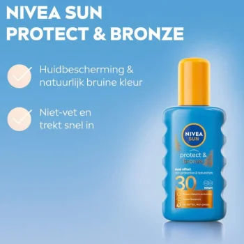 Discount Nivea Sun Protect & Bronze SPF30 Zonnebrandspray