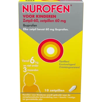 Hot Nurofen Voor Kinderen Ibuprofen 60 Mg Zetpillen