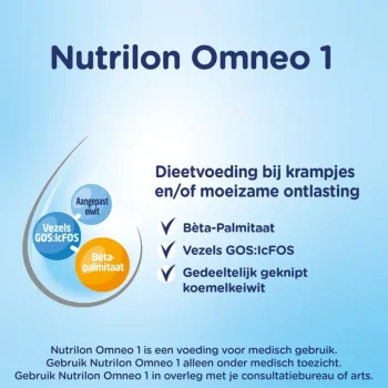 New Nutrilon Omneo 1 Baby Dieetvoeding 0-6 Maanden