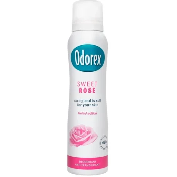 Hot Odorex Sweet Rose Deodorant Spray