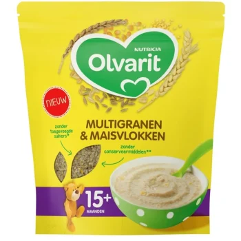 Sale Olvarit 15+M Multigranen & Maïsvlokken Ontbijtpap