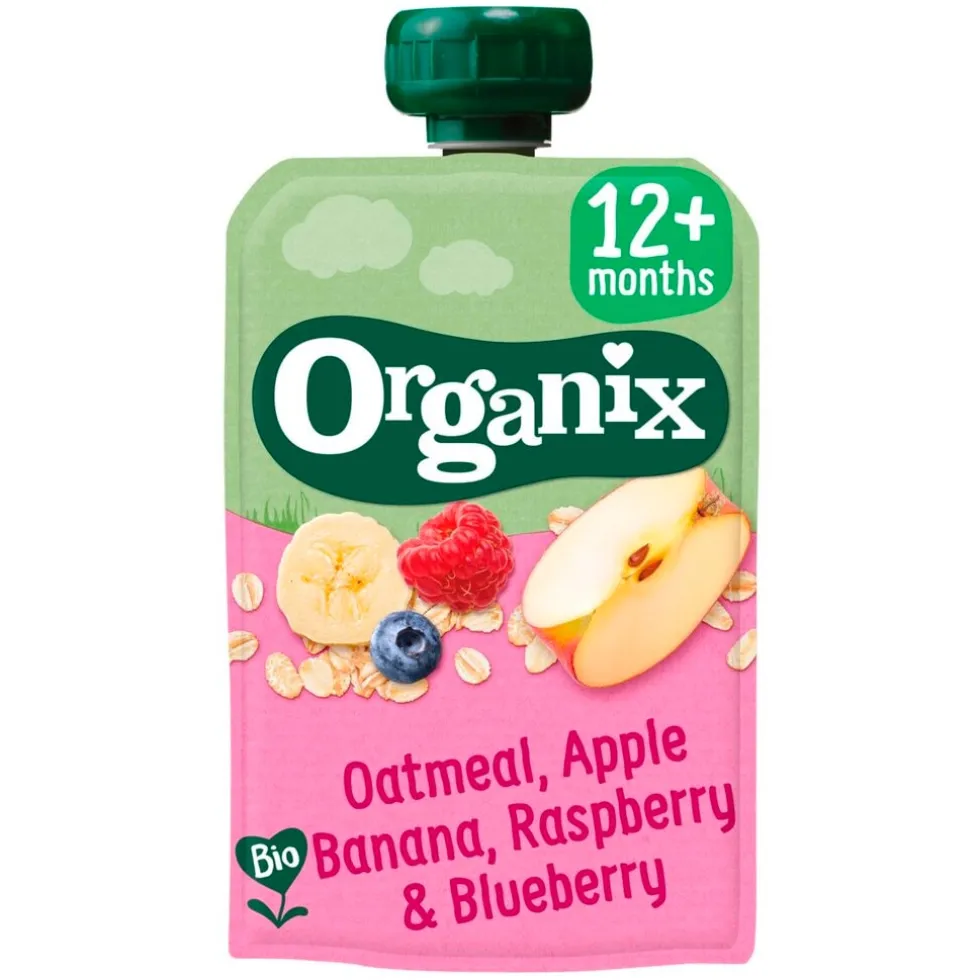 organix-12m-haver-appel-banaan-QxPeZWwe-0.webp Sale Organix 12+M Haver, Appel, Banaan, Aardbei & Bosbes Knijpfruit