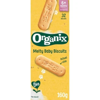 Discount Organix Bio 6M+ Melty Baby Biscuits