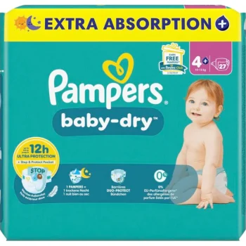 Fashion Pampers Baby-Dry Maat 4+ Luiers