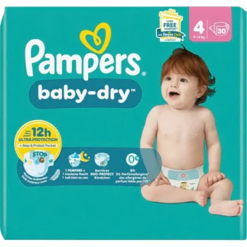 Clearance Pampers Baby-Dry Maat 4 Luiers