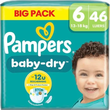 Hot Pampers Baby-Dry Maat 6 Luiers